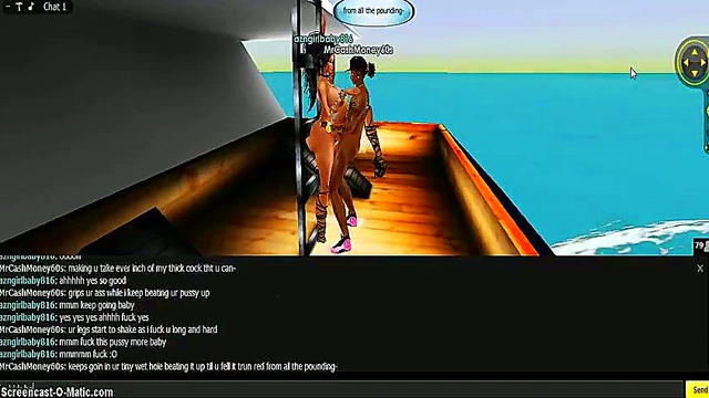 3D Cartoon Anime Chick Gets Wild In Game IMVU Adventure