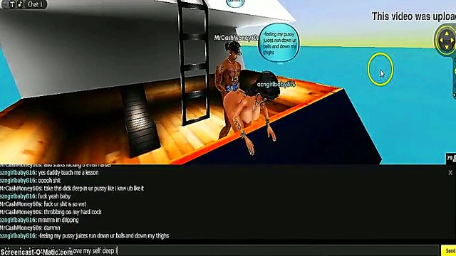 3D Cartoon Anime Chick Gets Wild In Game IMVU Adventure