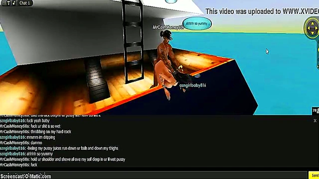 3D Cartoon Anime Chick Gets Wild In Game IMVU Adventure