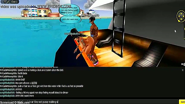 3D Cartoon Anime Chick Gets Wild In Game IMVU Adventure