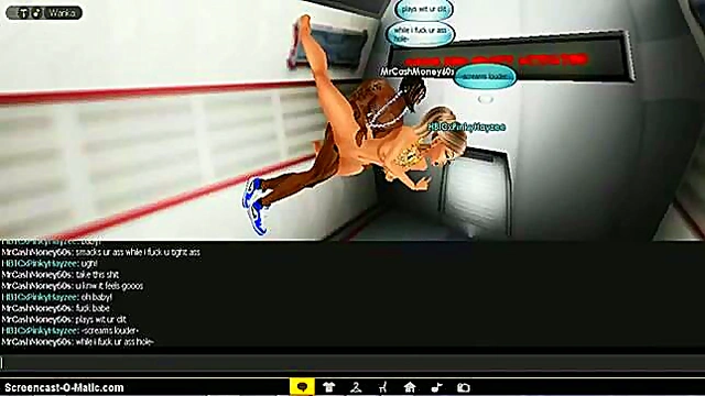 3D Cartoon Anime Chick Rides Dick Hard In Hot IMVU Game Action