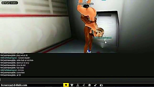 3D Cartoon Anime Chick Rides Dick Hard In Hot IMVU Game Action