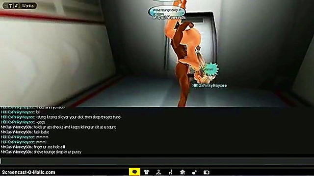 3D Cartoon Anime Chick Rides Dick Hard In Hot IMVU Game Action