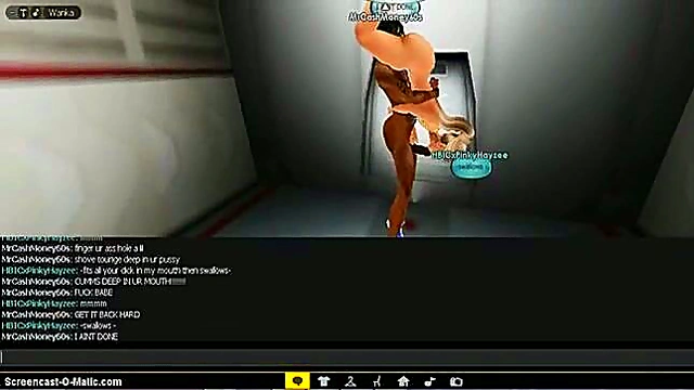 3D Cartoon Anime Chick Rides Dick Hard In Hot IMVU Game Action