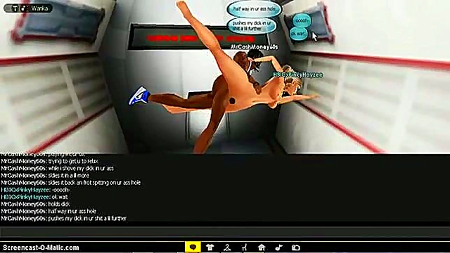 3D Cartoon Anime Chick Rides Dick Hard In Hot IMVU Game Action