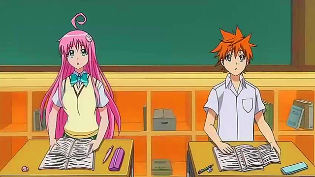 To Love Ru Anime Couple Engages in Hot Ecchi Action Together