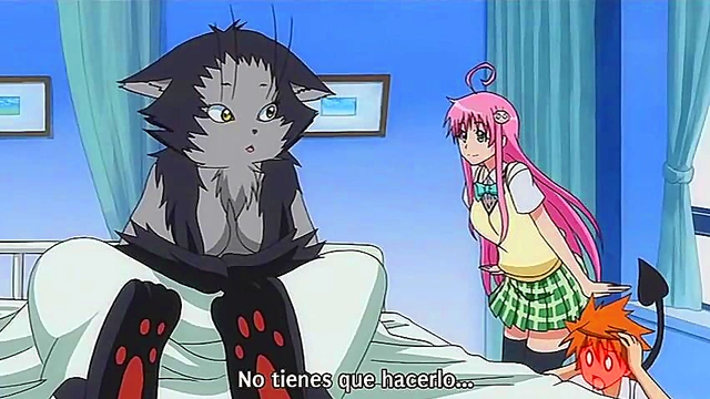 To Love Ru Anime Couple Engages in Hot Ecchi Action Together