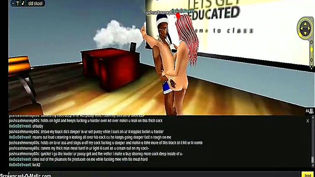 3D Anime Diva Skool Adventure – Game-Inspired IMVU Porn Action