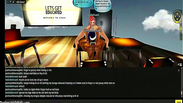 3D Anime Diva Skool Adventure – Game-Inspired IMVU Porn Action