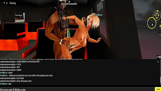 Tori Black Trains 3D Anime Game Character In Hot IMVU Porn Scene