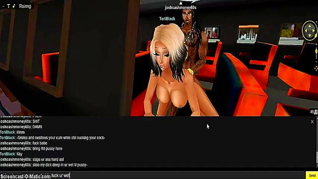 Tori Black Trains 3D Anime Game Character In Hot IMVU Porn Scene