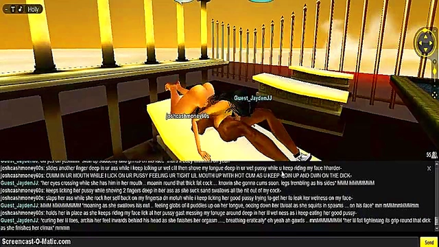 Greek Goddess Seduces in 3D IMVU Game for Steamy Anime Action