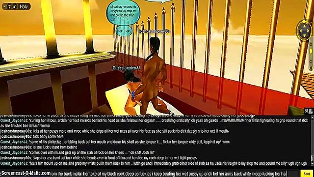 Greek Goddess Seduces in 3D IMVU Game for Steamy Anime Action