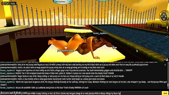 Greek Goddess Seduces in 3D IMVU Game for Steamy Anime Action