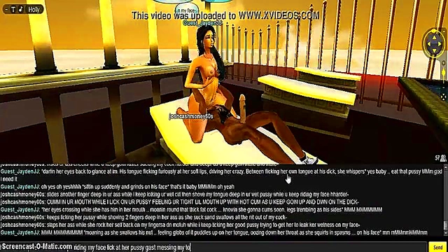 Greek Goddess Seduces in 3D IMVU Game for Steamy Anime Action