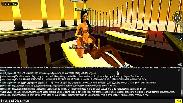 Greek Goddess Seduces in 3D IMVU Game for Steamy Anime Action