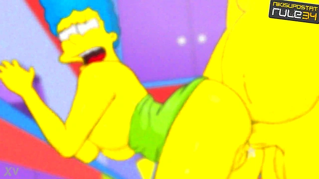 Marge Simpson Gets Fucked Hard In The Kitchen For A Juicy Ass Creampie