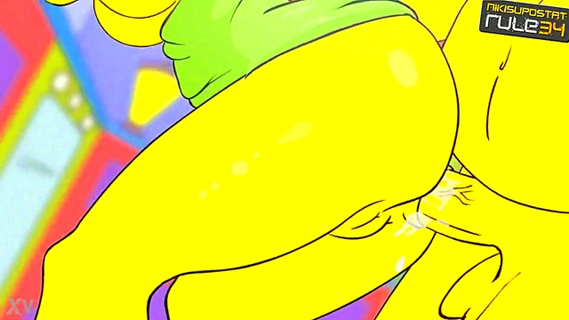 Marge Simpson Gets Fucked Hard In The Kitchen For A Juicy Ass Creampie