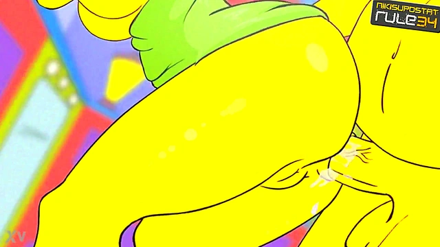 Marge Simpson Gets Fucked Hard In The Kitchen For A Juicy Ass Creampie