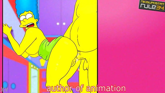 Marge Simpson Gets Fucked Hard In The Kitchen For A Juicy Ass Creampie