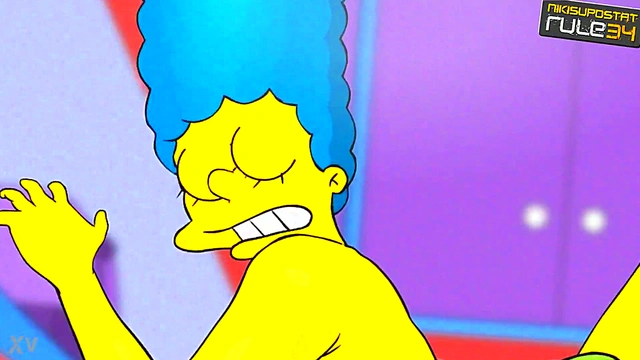 Marge Simpson Gets Fucked Hard In The Kitchen For A Juicy Ass Creampie