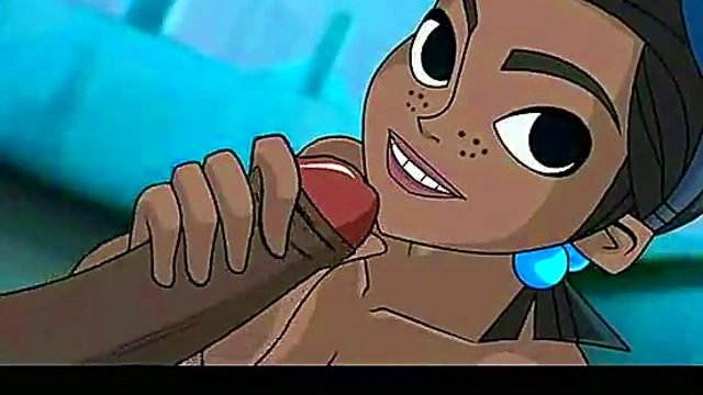 Teen Blonde Clover Sluts It Up With A Threesome Facial In Totally Spies Parody