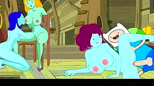 Teen Blonde Clover Sluts It Up With A Threesome Facial In Totally Spies Parody