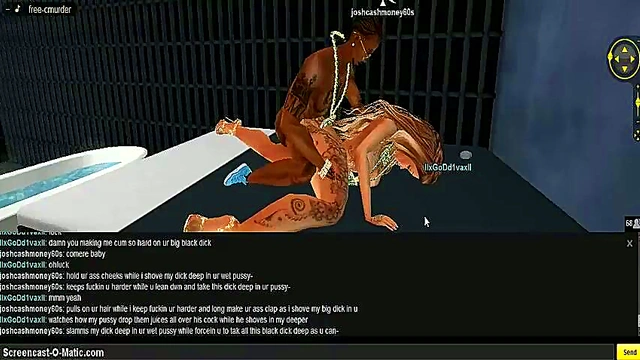 3D Diva Behind Bars – Imprisoned Anime Babe Gets Animated Porn Action