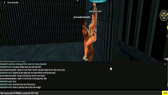 3D Diva Behind Bars – Imprisoned Anime Babe Gets Animated Porn Action