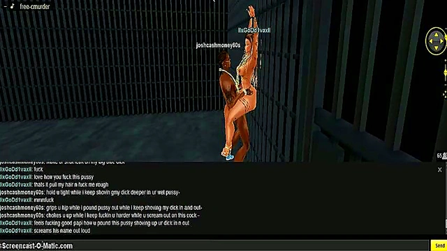 3D Diva Behind Bars – Imprisoned Anime Babe Gets Animated Porn Action