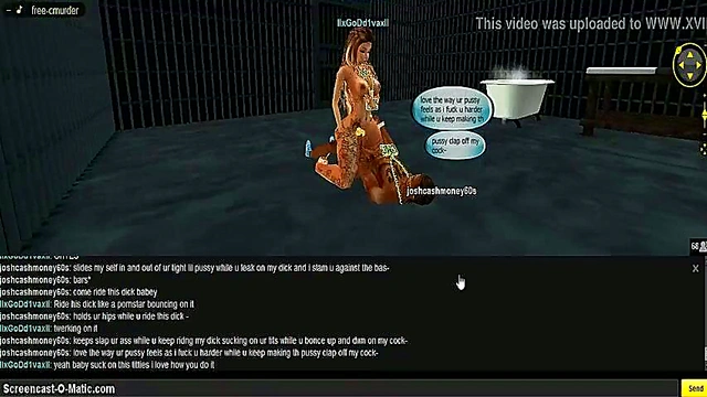 3D Diva Behind Bars – Imprisoned Anime Babe Gets Animated Porn Action