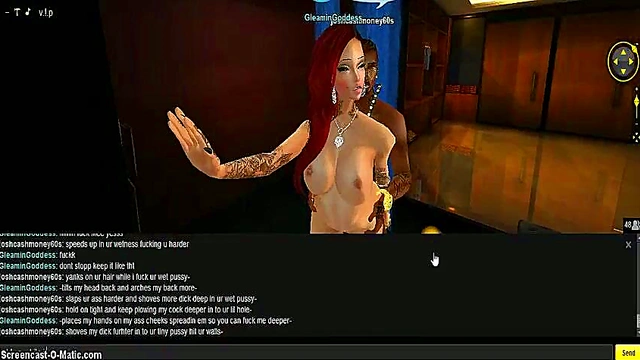 Gleamin Shower – 3D Hentai Couple Gets Steamy In The Game