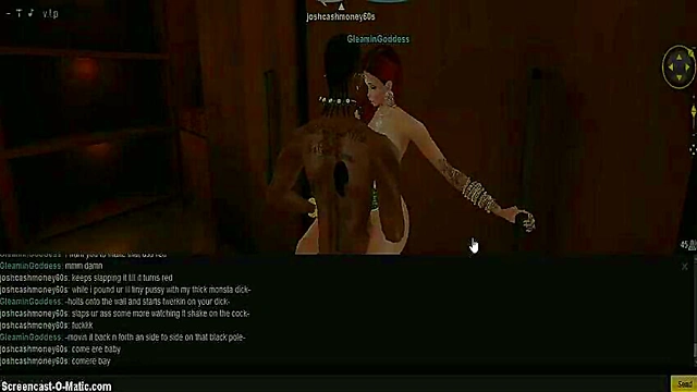 Gleamin Shower – 3D Hentai Couple Gets Steamy In The Game