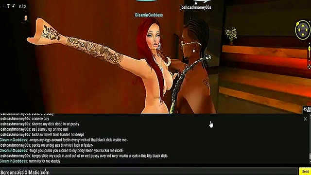 Gleamin Shower – 3D Hentai Couple Gets Steamy In The Game