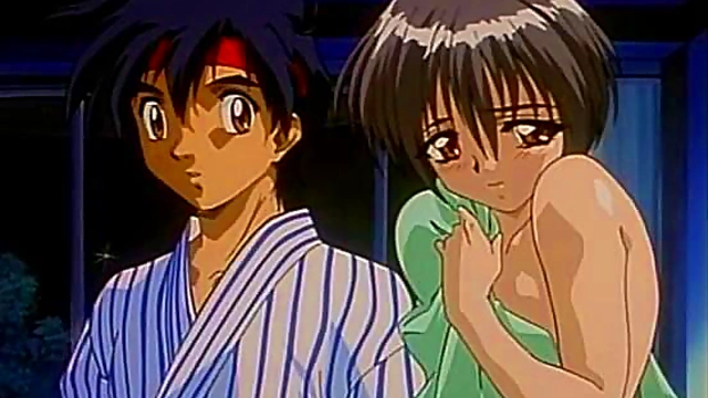 Teen Anime Couple Enjoy Intense Bedtime Action & Passionate Moments