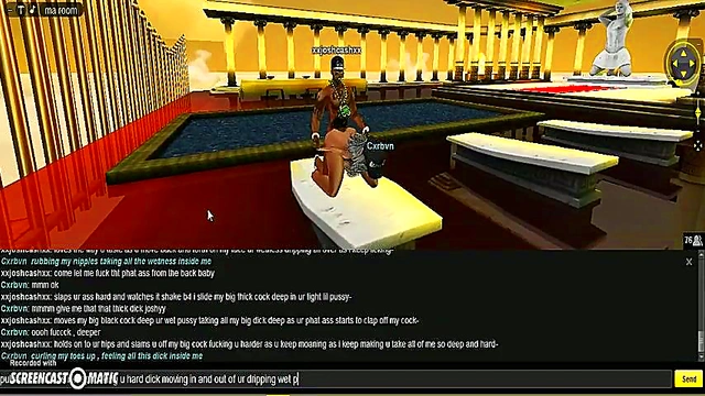 Greek Goddess Seduces Gamer With 3D Hentai Porn Action