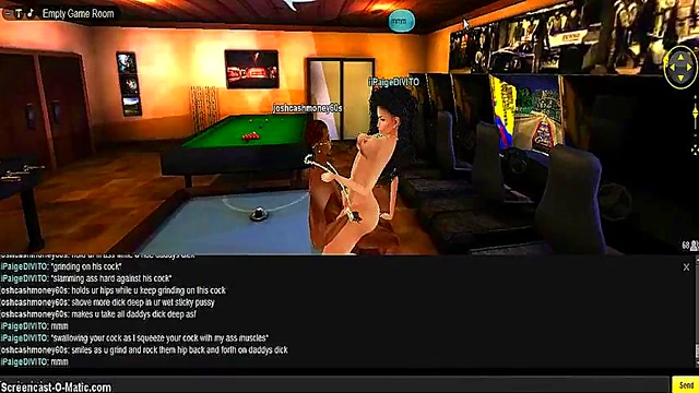 Paige Plays Seductive Game Room Fantasy in 3D Anime Porn