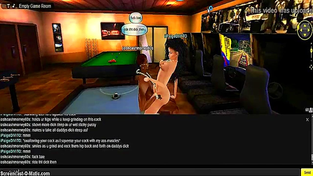 Paige Plays Seductive Game Room Fantasy in 3D Anime Porn