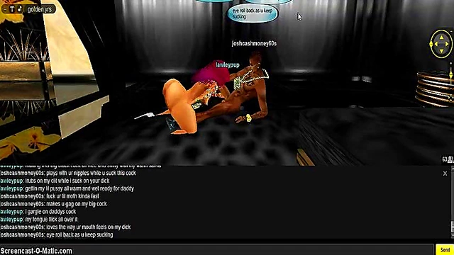 3D Anime Babe Seduces You In Virtual Game Room For Hot Action