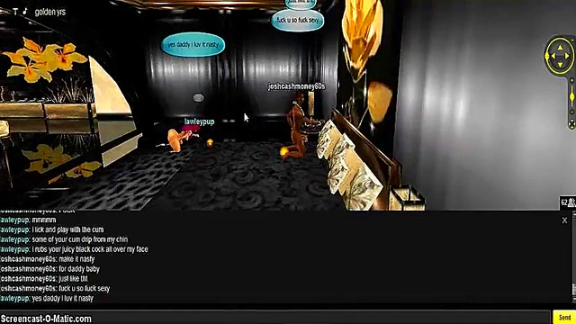 3D Anime Babe Seduces You In Virtual Game Room For Hot Action