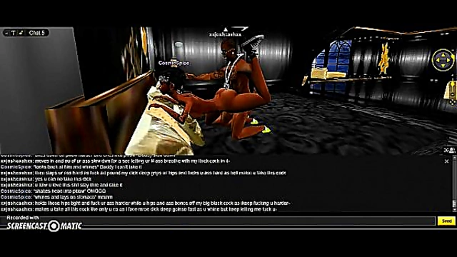 Cosmic Gold Room – 3D Anime Couple Enjoy Intense Game Sex Adventure