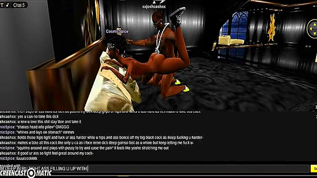 Cosmic Gold Room – 3D Anime Couple Enjoy Intense Game Sex Adventure