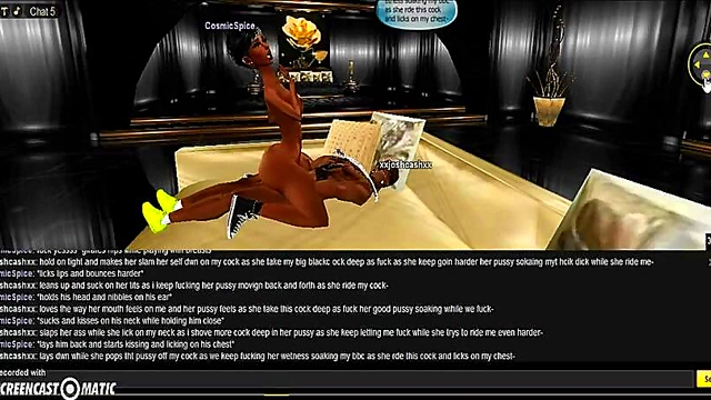 Cosmic Gold Room – 3D Anime Couple Enjoy Intense Game Sex Adventure