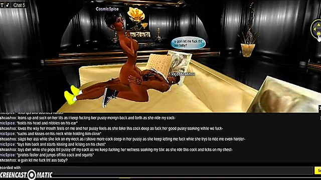 Cosmic Gold Room – 3D Anime Couple Enjoy Intense Game Sex Adventure