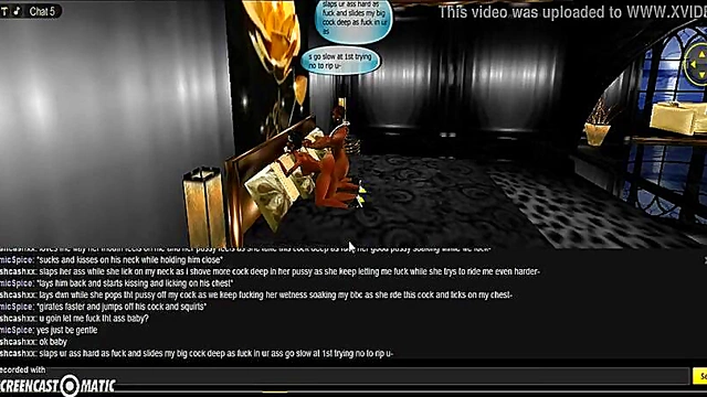 Cosmic Gold Room – 3D Anime Couple Enjoy Intense Game Sex Adventure