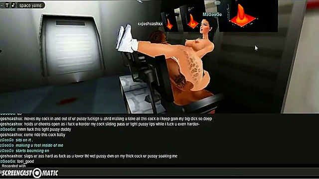 Spaceroom Seduction – 3D Hentai Couple Engages in Intense Game-Like Erotica