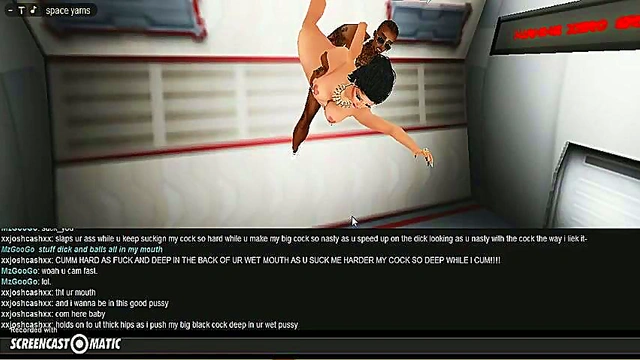 Spaceroom Seduction – 3D Hentai Couple Engages in Intense Game-Like Erotica