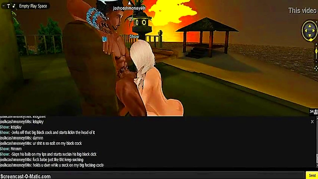 3D Hentai Game Babe Shows Off Her Assets With Sexy IMVU Porn Scene