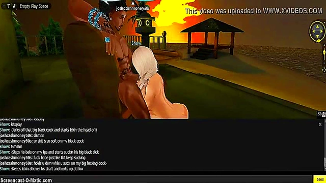 3D Hentai Game Babe Shows Off Her Assets With Sexy IMVU Porn Scene