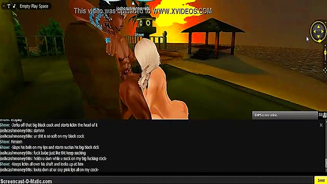 3D Hentai Game Babe Shows Off Her Assets With Sexy IMVU Porn Scene